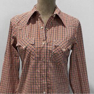 Lucky Brand Western shirt Long Sleeve plaid